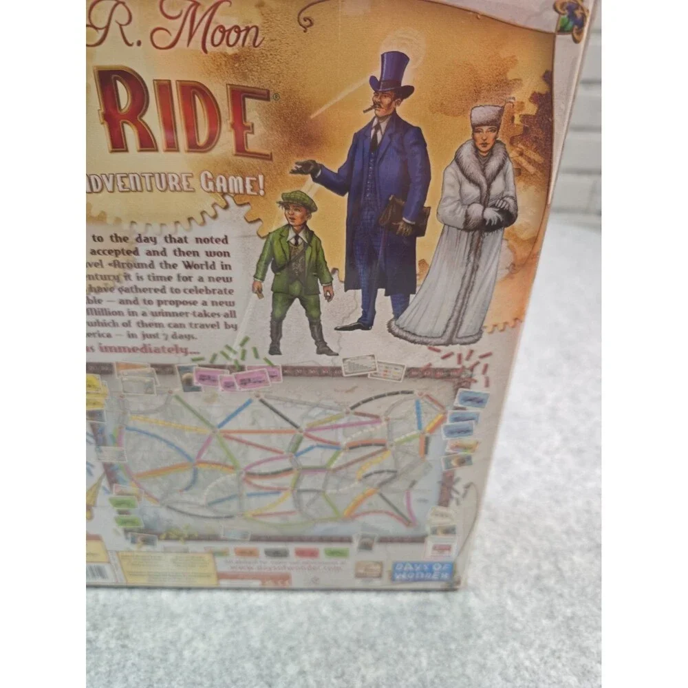 Ticket To Ride Alan R Moon Board Game New Sealed 2004